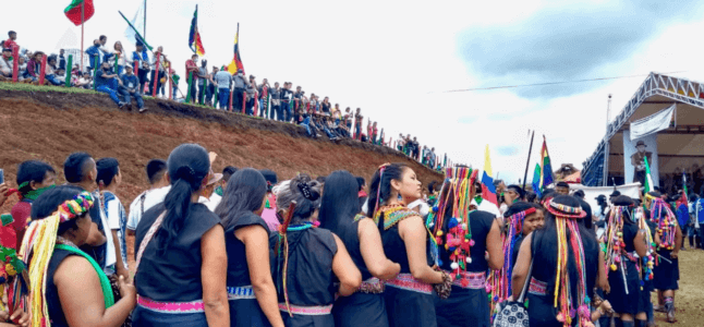 Crédit photo : Laetitia Braconnier Moreno. 50 años del Consejo Regional Indígena del Cauca (CRIC), El Pital, Colombia – 2021.